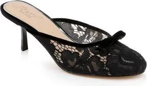 Badgley Mischka Elliot Mule in Black Lace at Nordstrom Rack, Size 5.5