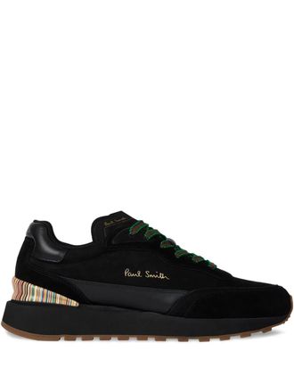 Paul Smith Aston sneakers met gestreepte hak - Zwart