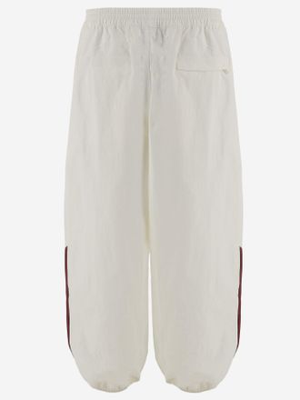 adidas Mens Jogging Pants White Recycled Polyamide Trousers