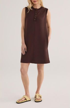 Varley Elba Shift Dress in Coffee Bean at Nordstrom, Size Xx-Small