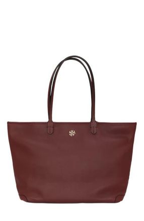 Gorski Leather Tote in Burgundy at Nordstrom
