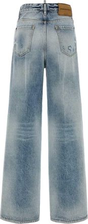 Dsquared2 Womens Baggy Jean Navy Cotton