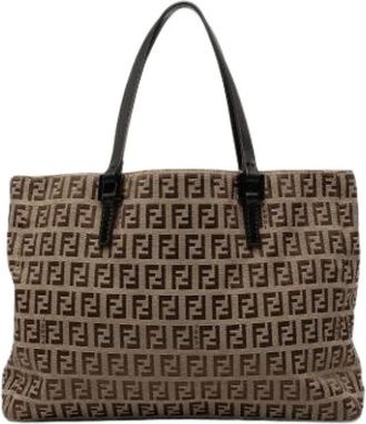 Fendi Bolso Tote Vintage Pre-owned - Pre-owned - Mujer - Marr&oacute;n - ONE SIZE