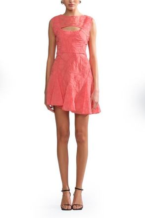 AMUR Quartz asymmetrical mini dress in Aurelia at Nordstrom, Size 4