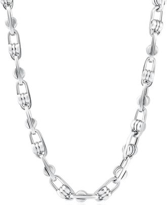 Pompeii3 Mens 14k Gold (156gram) or Platinum (293gram) 8mm Link Chain Necklace 24