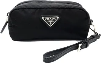 Prada Black Nylon Pouch (Pre-Owned)