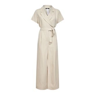 Max Mara Jumpsuits, female, Beige, Size: M Max Mara Weekend Trousers Beige