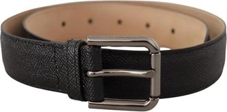 Dolce & Gabbana Prachtige Riem - Heren - Riemen - Zwart - ONE Size - Leer - Accessoires