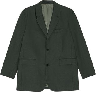 Les Deux Visgraat Blazer - Heren - Jassen - Groen - Maat: L Viscose