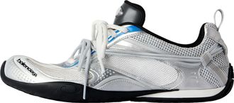 Balenciaga (WMNS) Balenciaga Radar Gradient Lines Sneaker White Grey Silver Black Blue 865704WSTGL9114