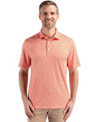 Cutter & Buck Pike Eco Flora Print Recycled Mens Polo