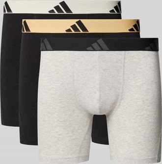 adidas Trunks im 3er-Pack aus Baumwoll-Mix in Hellgrau, Gr&ouml;&szlig;e XXL