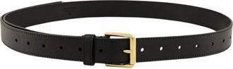Givenchy Voyou Lange Riem - Dames - Riemen - Zwart - 85 CM - Leer - Accessoires