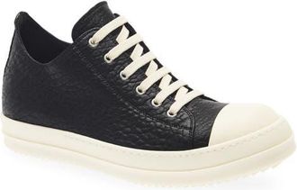 Rick Owens Low Sneaks Sneaker in Black/milk/milk at Nordstrom, Size 41
