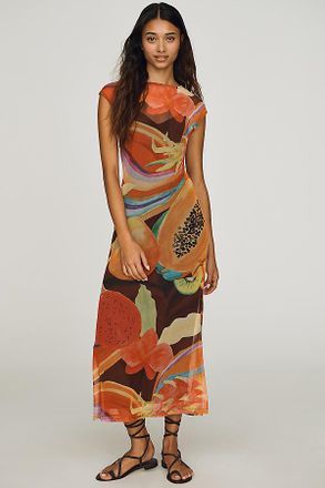 Never Fully Dressed Rio Mesh Midi Dress