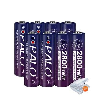 OEM Bater&iacute;a Recargable, Voltaje Nominal 1,5 V, Capacidad 2800 Mwh, 8 Pilas Aa