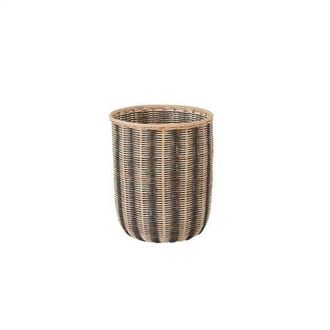 OYOY Striped Storage Basket in Black/nature at Nordstrom