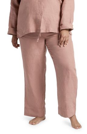 Parachute Linen Lounge Pants in Clay at Nordstrom, Size X-Small
