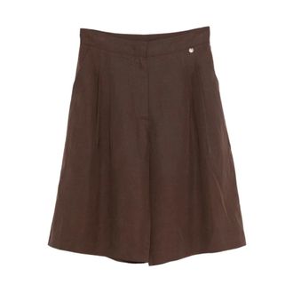 Liu Jo Casual Shorts, female, Brown, Size: XS Casual Shorts
