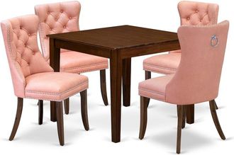 East West Furniture 5 Piece Dining Room Table Set
