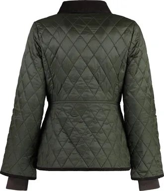 Barbour Womens Quilted Jacket Beadnell Sage Green Sage-Ancient Polyamide Trench & Raincoats Sage/ancient