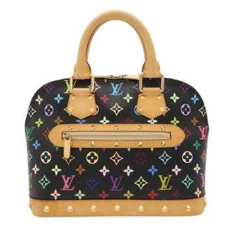Louis Vuitton Pre-owned Canvas Handbag - Dames - Pre-owned - Veelkleurig - Maat: ONE Size Leer