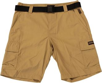 Napapijri N-Dease Shorts - Heren - Outdoor korte broeken - Beige - W38 - Katoen - Fitness
