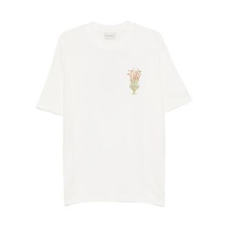 Dr&ocirc;le de Monsieur T-Shirts, male, White, Size: XL Maglietta girocollo manica corta con stampa