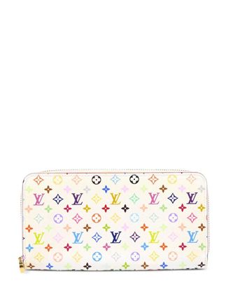 Louis Vuitton 2013 x Takashi Murakami Zippy wallet - women - PVC/Calf Leather - One Size - White