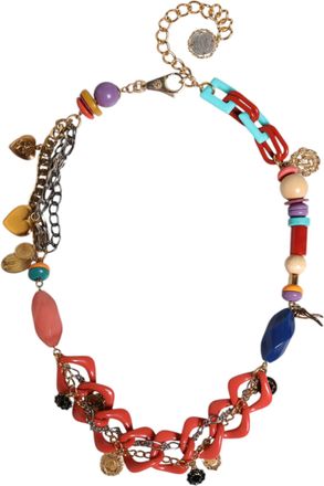 Dolce & Gabbana Multicolor Embellished Waist Chain Womens Belt
