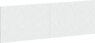vidaXL Cabecero Montada En La Pared Delft Blanco Madera De Ingenier&iacute;a Vidaxl