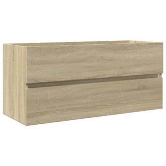 vidaXL Mueble De Lavabo De Ba&ntilde;o Madera Roble Sonoma 100x38,5x45 Cm Vidaxl