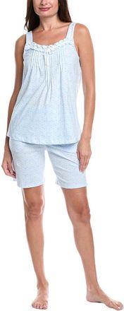 Carole Hochman 2pc Top & Short Bermuda Sleep Set