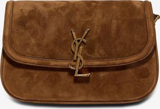 Saint Laurent Schultertasche aus Wildleder Solferino Medium
