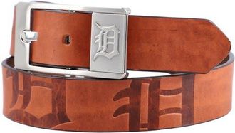 Eagles Wings Mens Brown Detroit Tigers Brandish Leather Belt at Nordstrom, Size 40