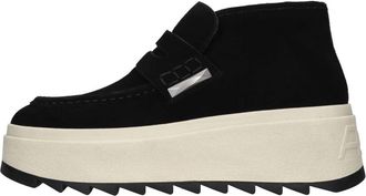 Ash Platte schoenen Zwart - Dames - Enkellaarsjes - Zwart - 41 EU - Su&egrave;de - Schoenen