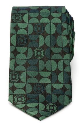 Cufflinks Inc. Green Lantern Silk Blend Tie at Nordstrom