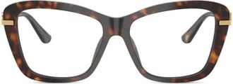 Dolce & Gabbana Optical Frame - Dames - Brillen - Bruin - 53 MM - Accessoires