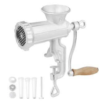 OEM Picadora De Carne Manual, De Hierro Fundido, 10,7 Cm De Alto, 16 Cm De Ancho, 10,7 Cm De Profundidad, 2,5 Kg De Peso