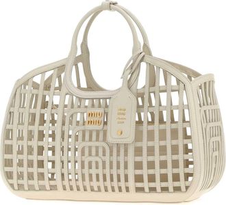 Miu Miu A Shoulder Bag - Beige