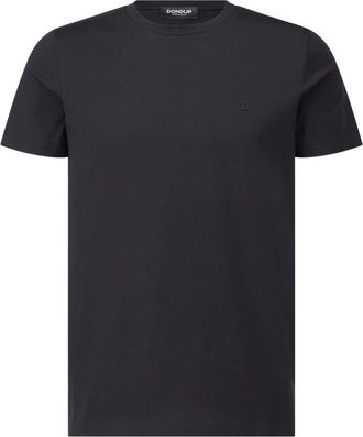 Dondup Minimaal Logo T-shirt - Heren - T-shirts - Zwart - M - Tops