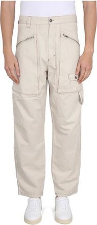 Isabel Marant Heren, Broeken, Beige, Maat: L Katoen
