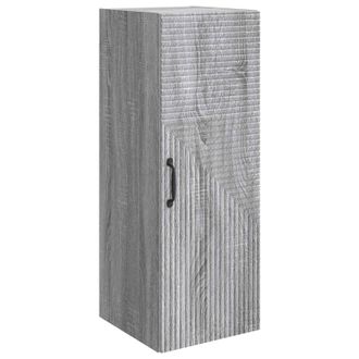 vidaXL Armario De Pared Sonoma Gris 33 X 34,5 X 90 Cm Vidaxl