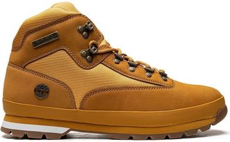 Timberland Euro hiker boots - unisex - Leather/Rubber/Fabric/Fabric - 10.5 - Brown