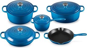 LE CREUSET Signature 9-Piece Enameled Cast Iron Set in Marseille at Nordstrom