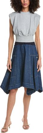 3.1 Phillip Lim Sleeveless French Terry Dress