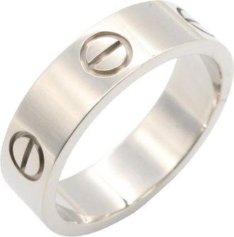 Cartier White Gold White Gold (18K) Band Ring (Pre-Owned)