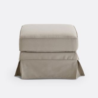 La Redoute Interieurs Poef in katoen, superieur comfort, Adelia