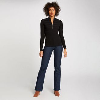 Morgan Trui met opstaande kraag en rits