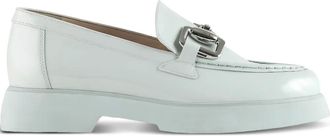 Högl Mocassini Max in pelle verniciata con morsetto - Blu